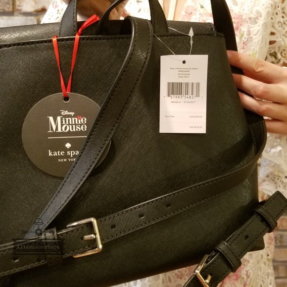 Kate spade Minnie mouse Black BACKPACK disney NWT main image 8